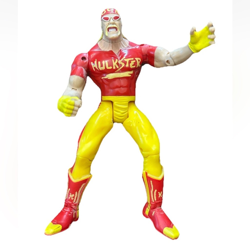 Legendary Hollywood Hulk Hogan action figure.  7” Movable Joints.